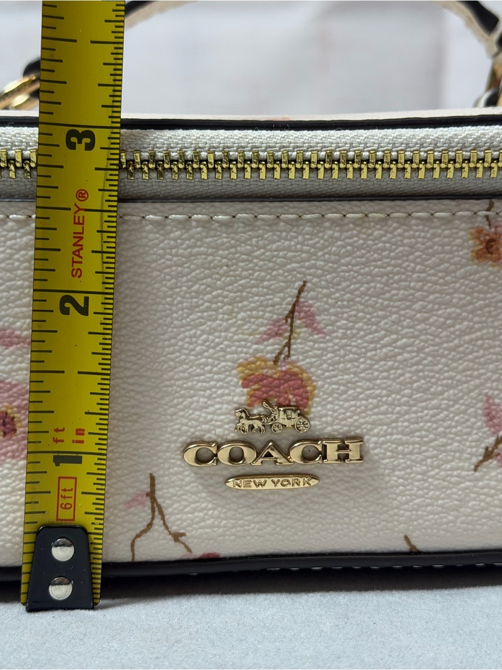 Coach Mini Vanity Floral Case For Jewelry Travel - Picture 16 of 16